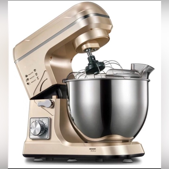 Luxurious Satin Gold Stand Mixer - Bread, Cakes, Cookies - Picture 6 of 6
